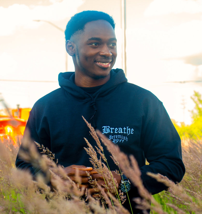 Breathe Embroidered Hoodie